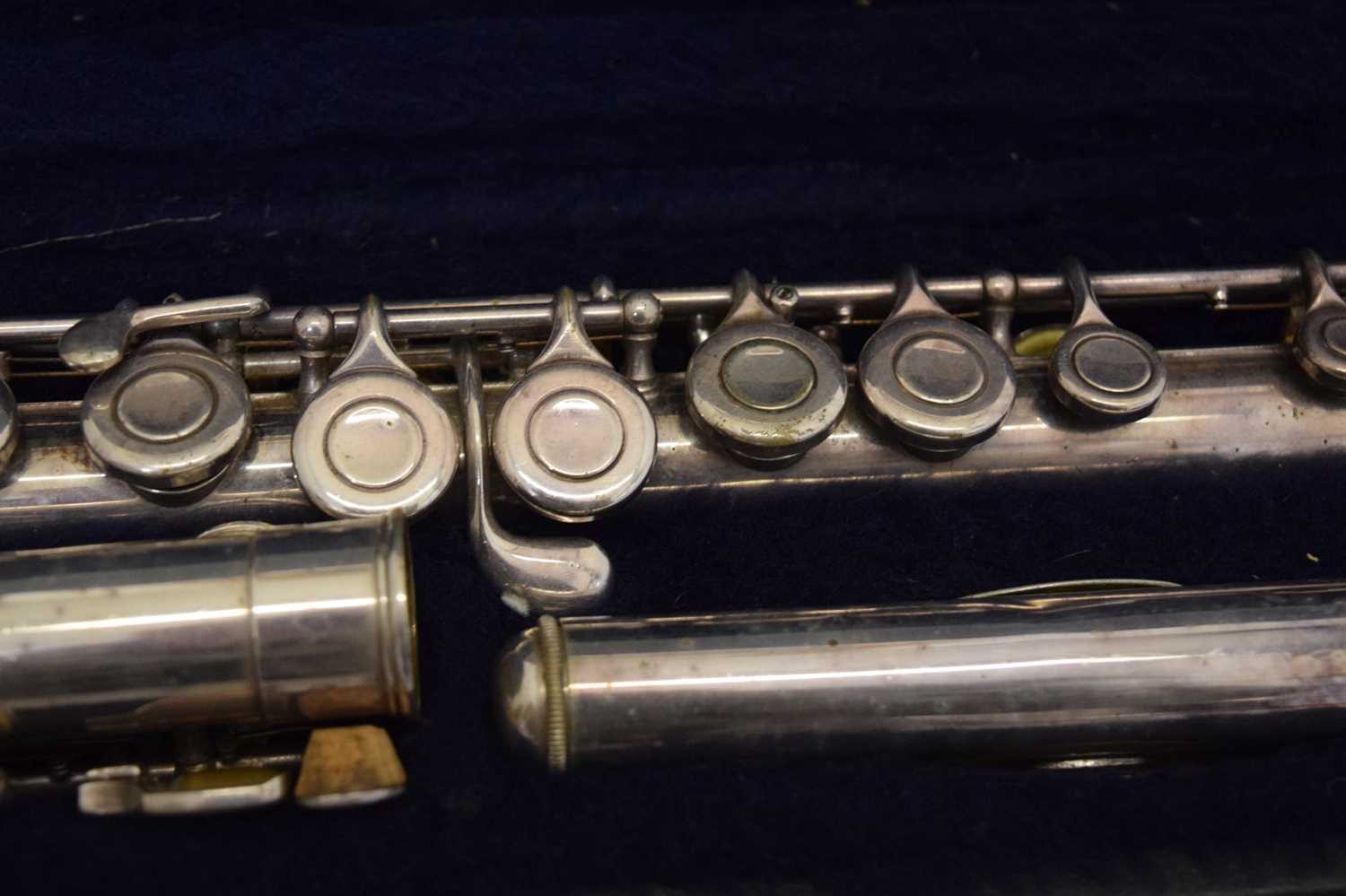 Artley USA silver plated flute - Image 4 of 7