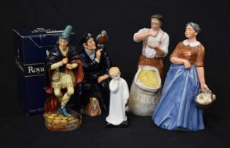 Royal Doulton - Group of five porcelain figures