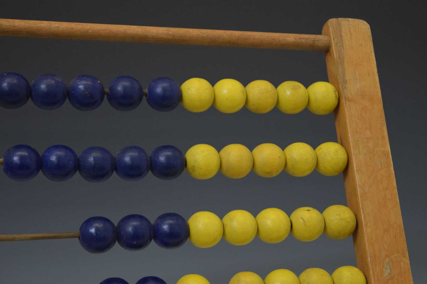 20th century large table top wooden abacus - Image 3 of 8