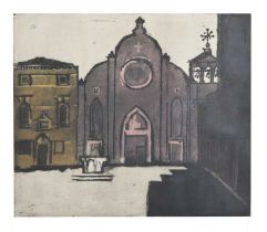 Elizabeth Mary Aslin (1923-1989) - Artist's proof - Continental church