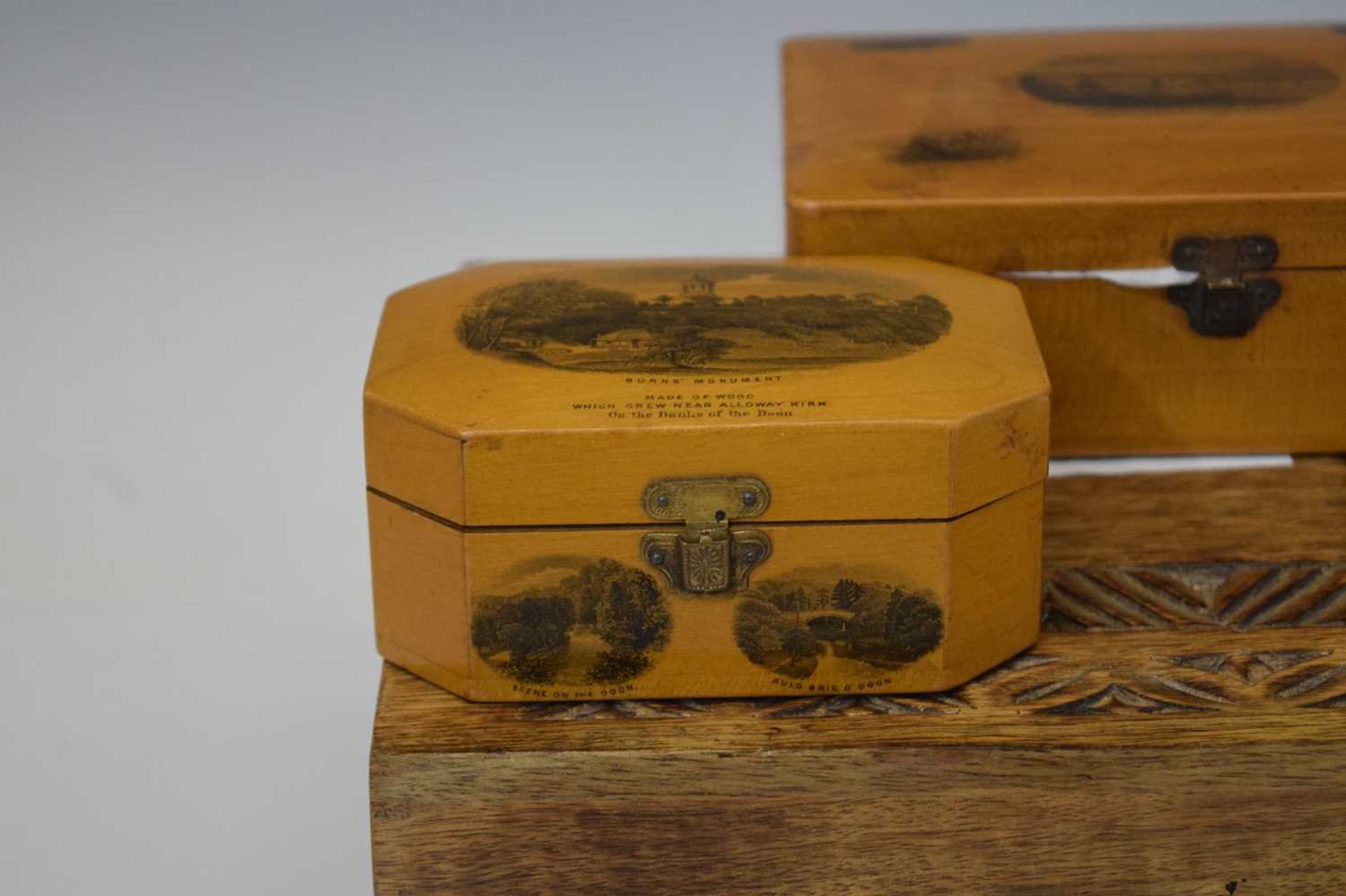 Group of Mauchline ware boxes - Image 3 of 9