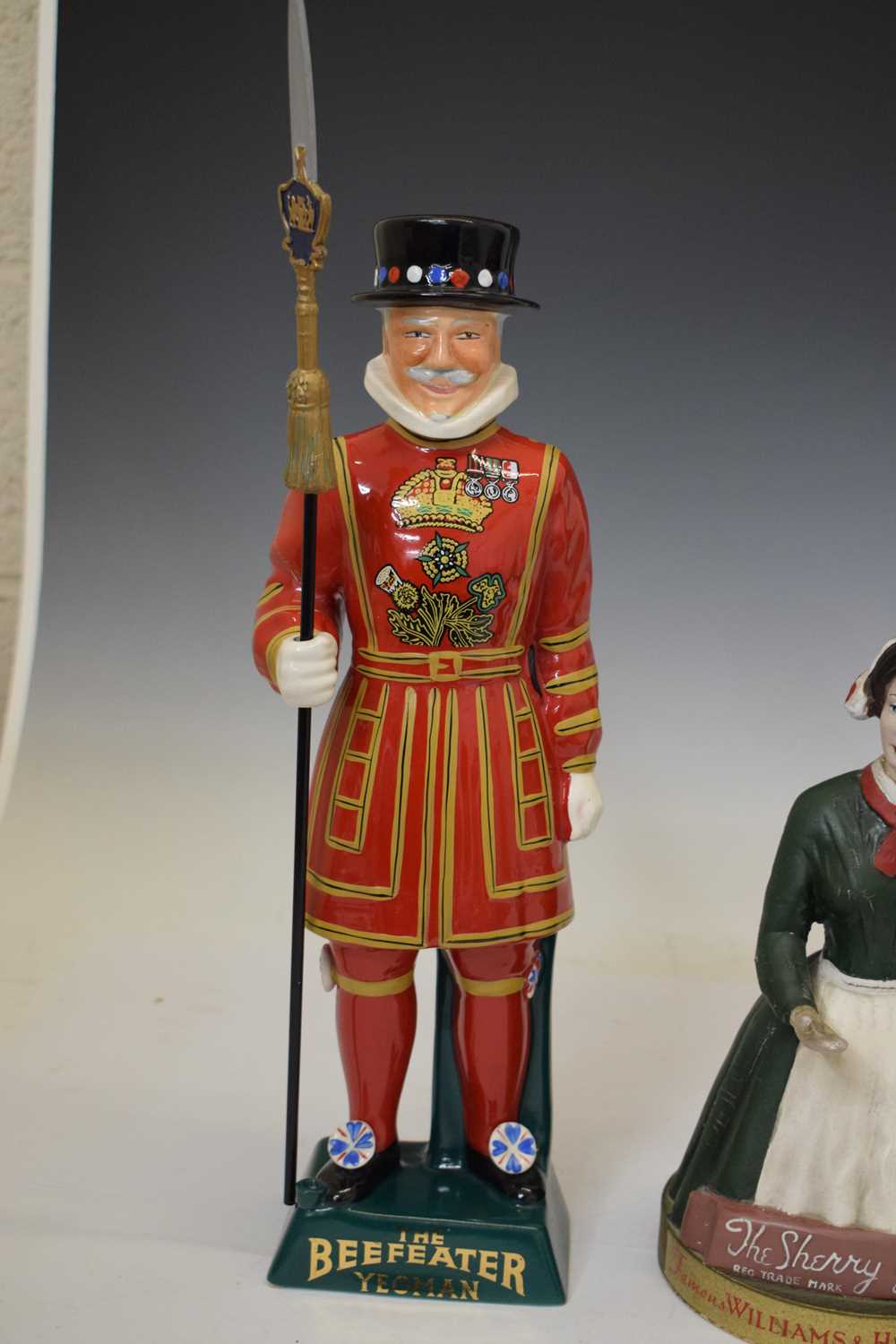 Beefeater Gin advertising display stand, Carlton Ware Beefeater and Sherry Girl - Image 2 of 8