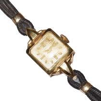 Gruen - Lady’s 14k gold cased cocktail watch