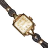 Gruen - Lady’s 14k gold cased cocktail watch