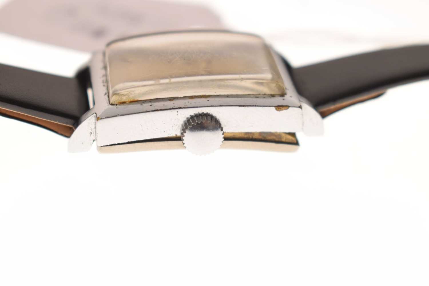 Glashütte - Gentleman's vintage stainless steel cased wristwatch - Image 4 of 9