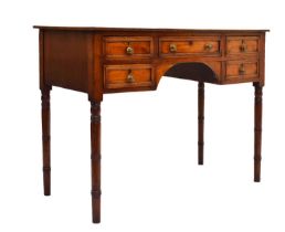 Early 19th century mahogany writing table