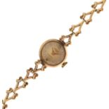 Accurist - Lady's 9ct gold cocktail watch
