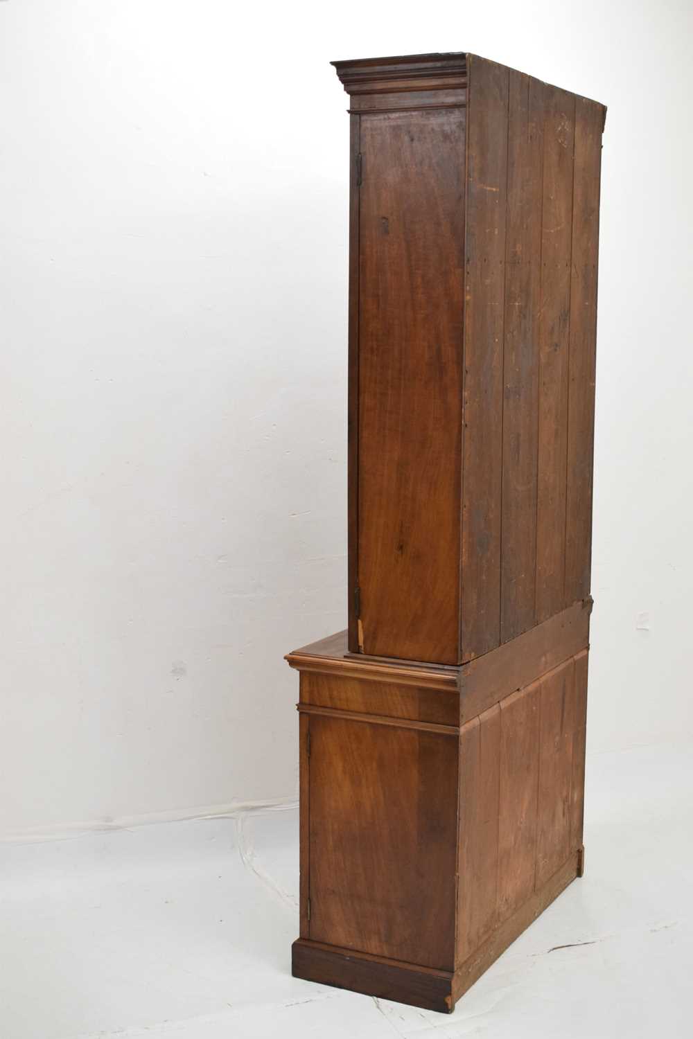 Victorian mahogany glazed bookcase - Image 9 of 10