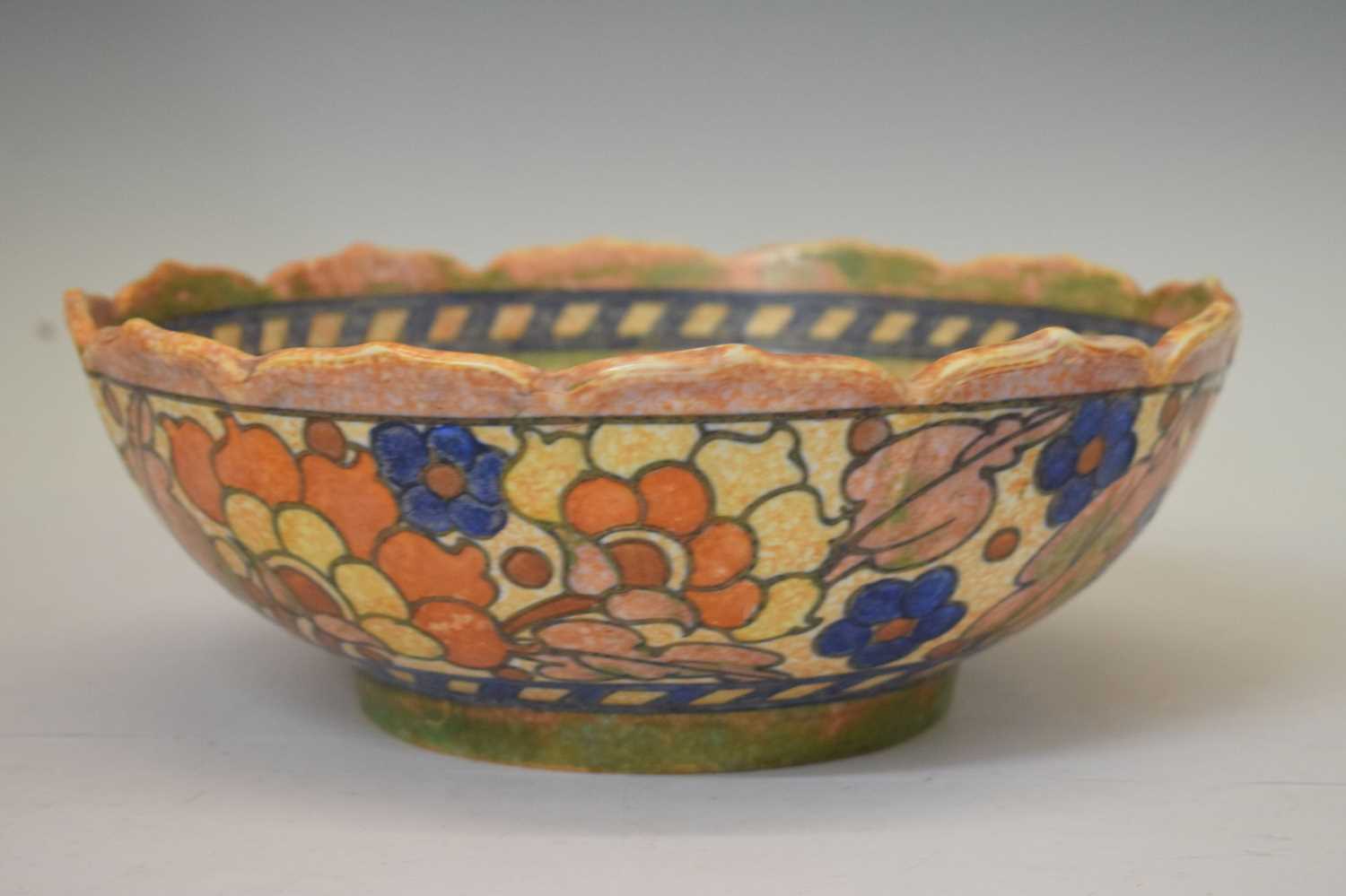 Charlotte Rhead - Two Crown Ducal floral decorated bowls - Image 15 of 19