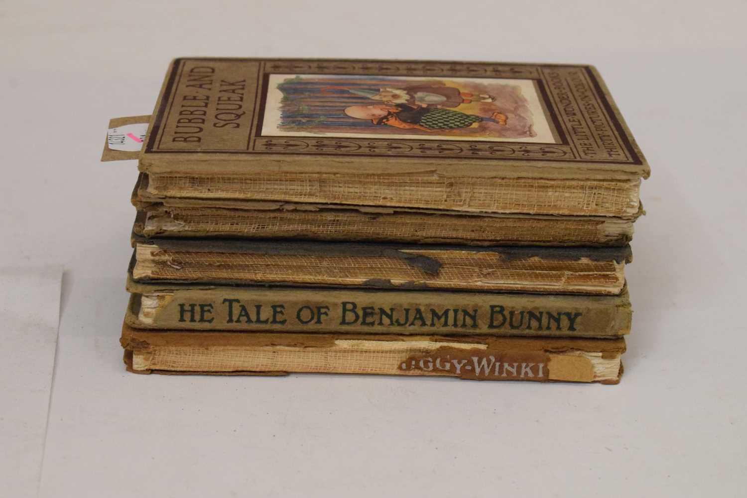 First edition of 'Bubble and Squeak' by Harry Golding, with four very early Beatrix Potter books - Image 13 of 13