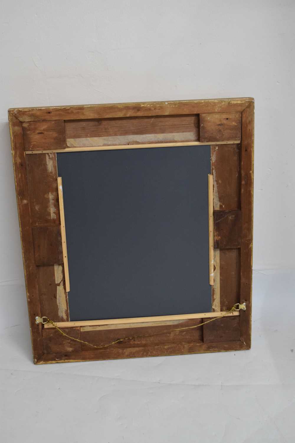Gilt gesso picture frame, converted into a wall mirror - Image 8 of 8