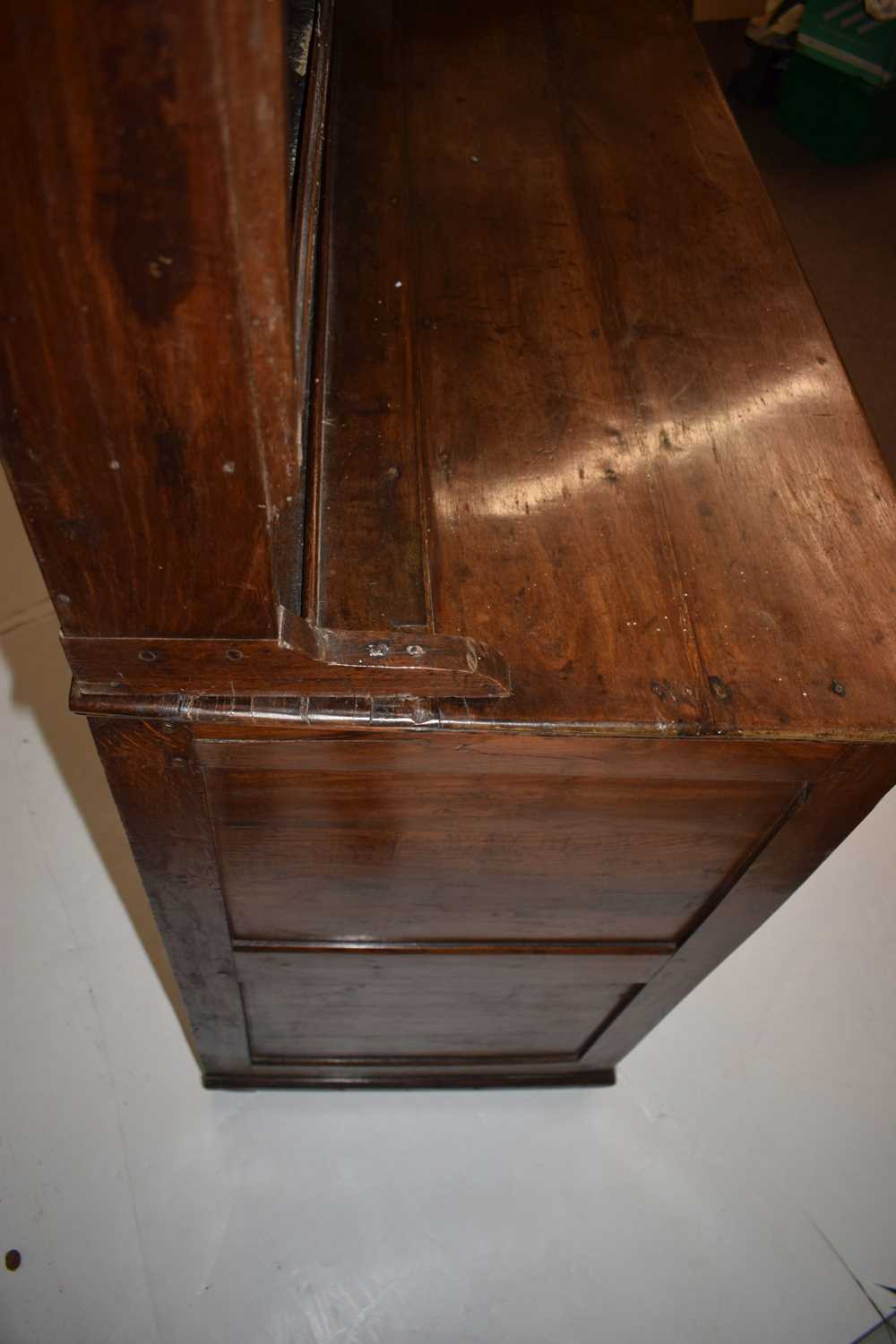 George III oak dresser and rack - Image 27 of 28