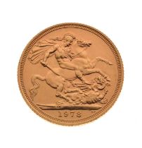 Elizabeth II gold sovereign, 1978