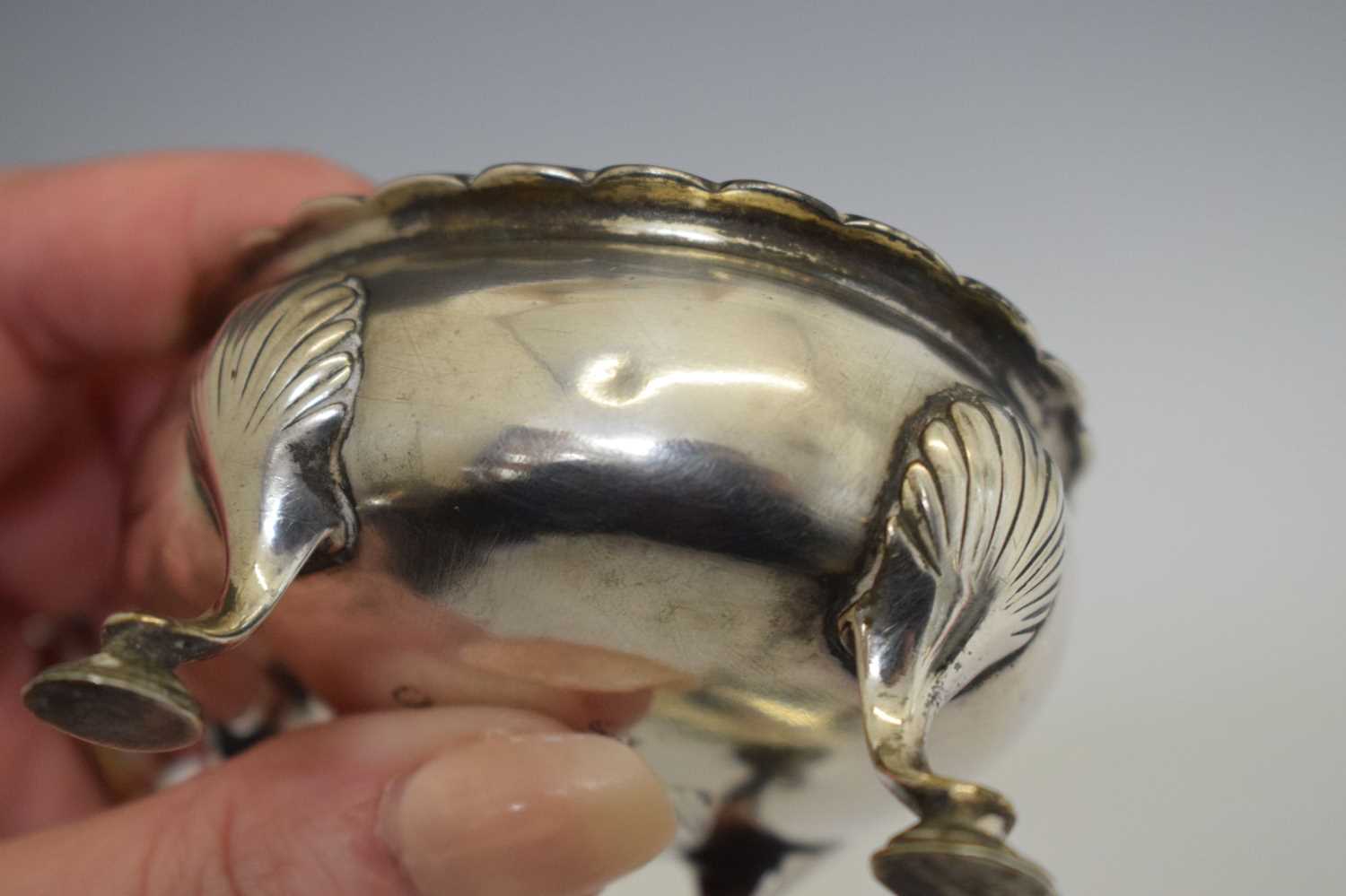 Pair of George III silver salts - Bild 9 aus 11