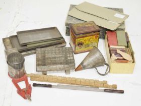 Quantity of circa 1930s sweet-making equipment