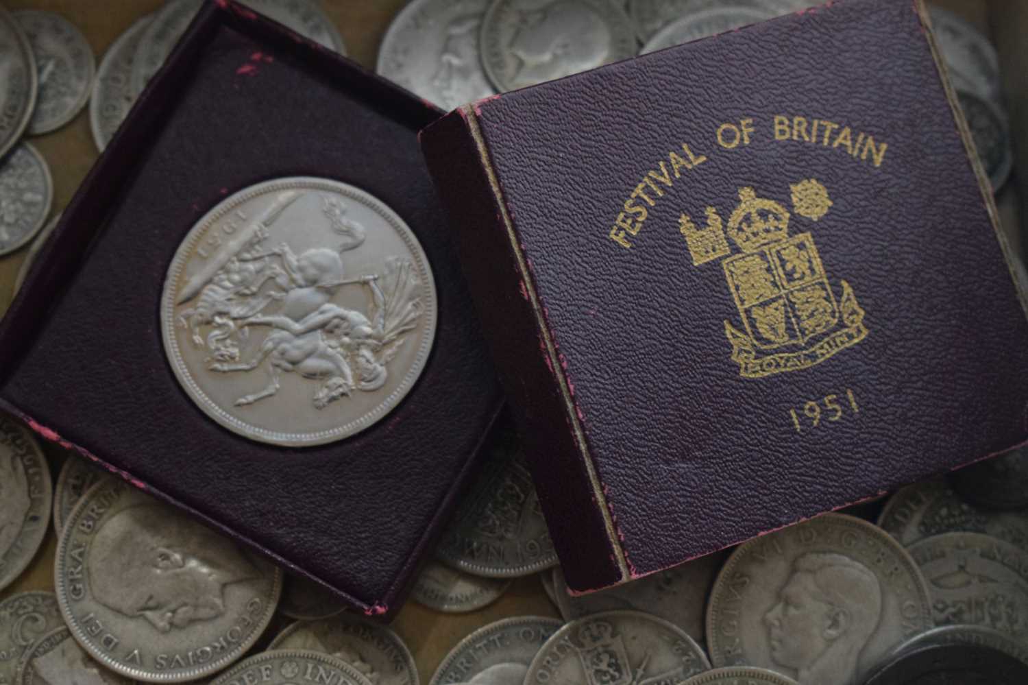 Quantity of Victoria to George VI (pre-1946) silver coinage - Image 10 of 11