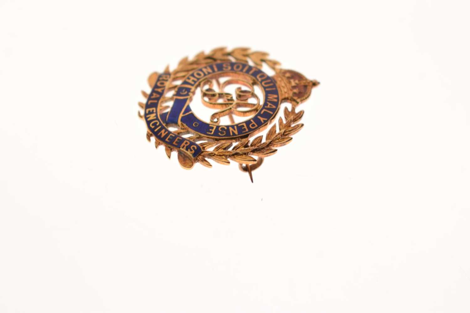 Royal Engineers enamel decorated sweetheart brooch - Bild 2 aus 5