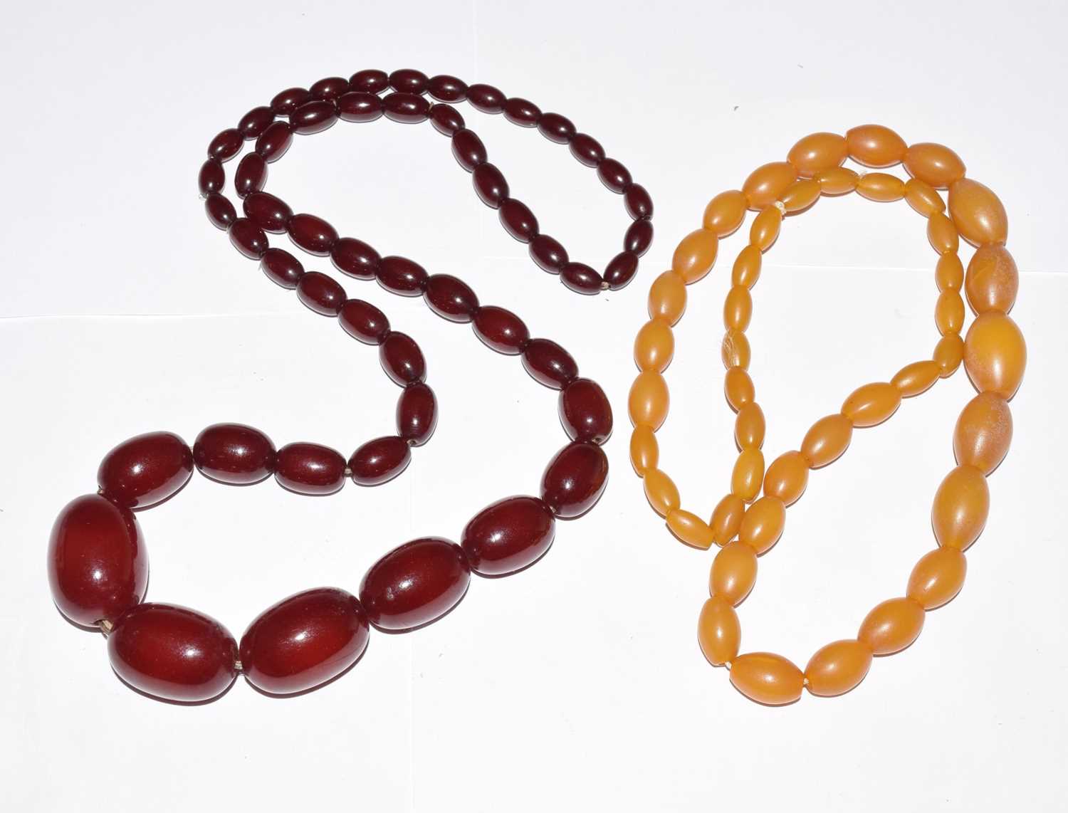 Two bead necklaces