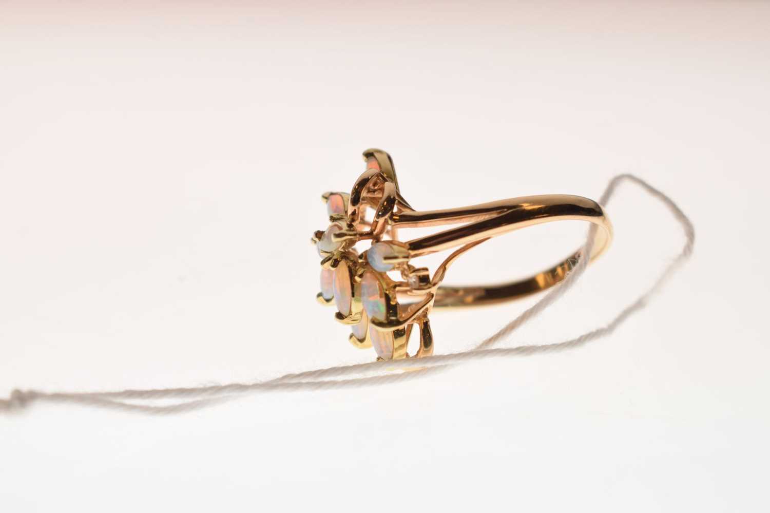 Opal cluster ring - Image 6 of 7