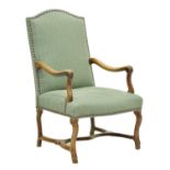 William & Mary-style open armchair