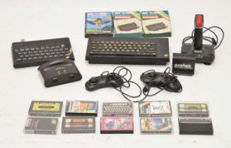 Spectrum ZX computer, accessories and games