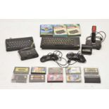 Spectrum ZX computer, accessories and games