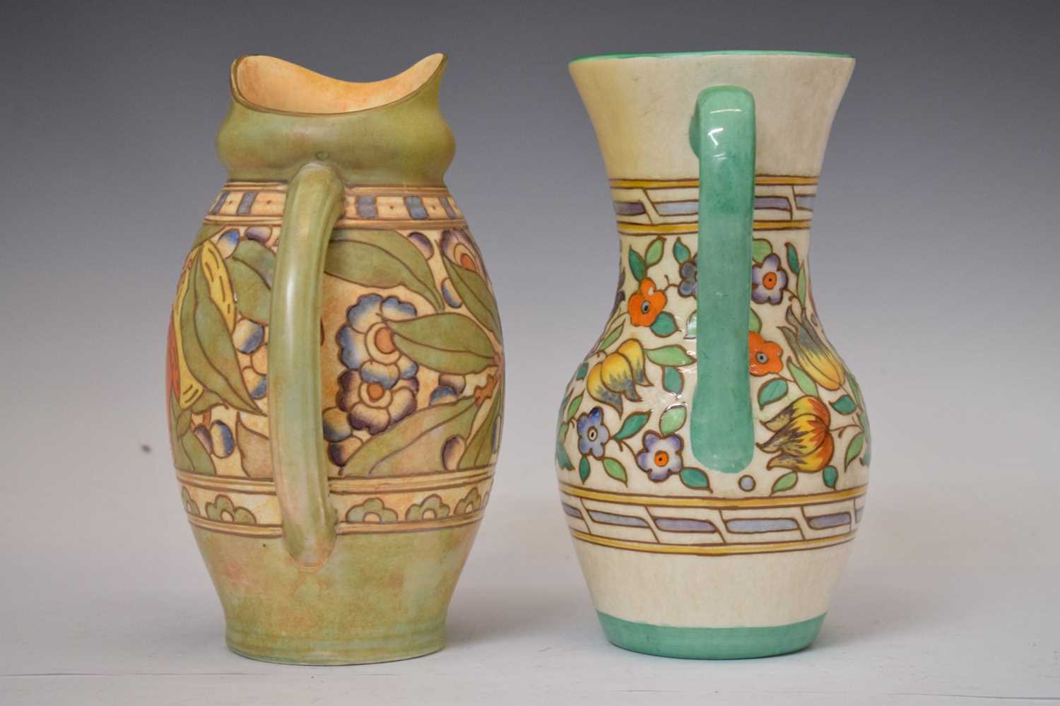 Charlotte Rhead - Crown Ducal Edward VIII coronation jug and two other jugs - Image 9 of 13