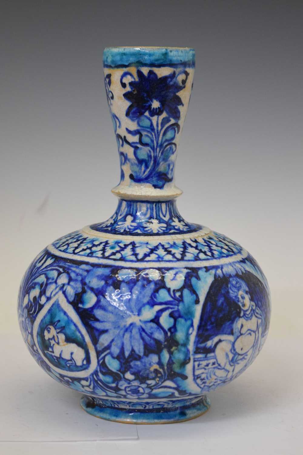 Pakistani blue and white vase, possibly Multan - Image 2 of 9