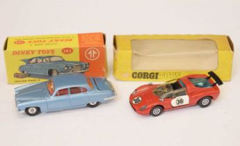 Dinky Toys - Diecast model 142 'Jaguar Mark X' and Corgi Toys Whizzwheels