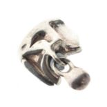 Lapponia, Finland 'Aries' design silver ring by Bjorn Weckström
