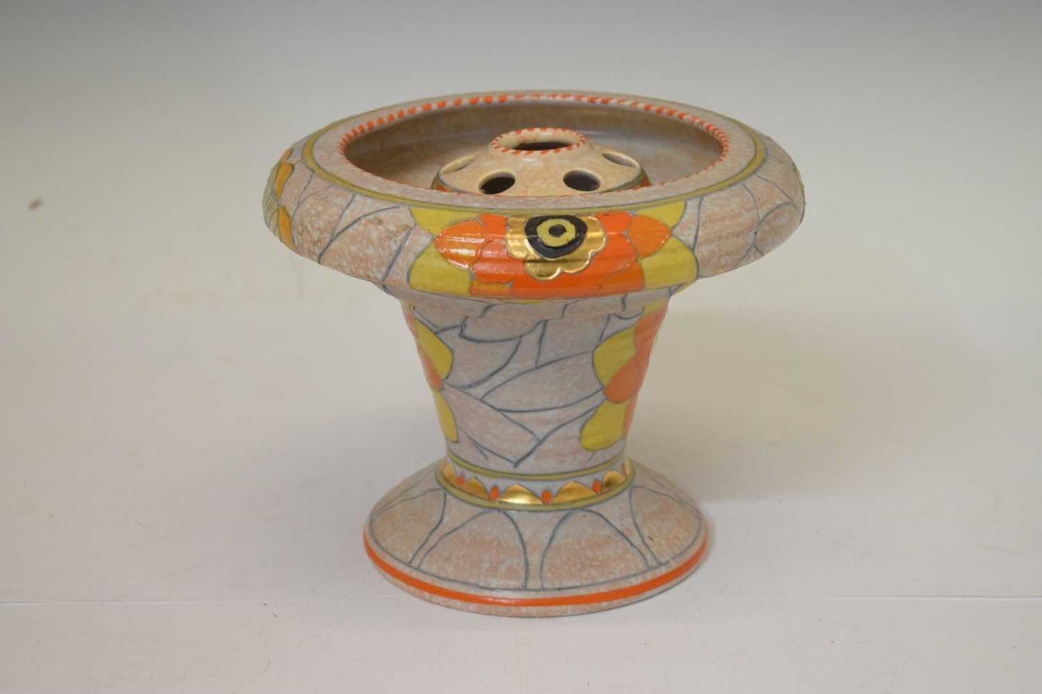 Charlotte Rhead 'Rhodian' pattern flower vase - Image 2 of 10