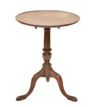 19th century mahogany tripod wine table