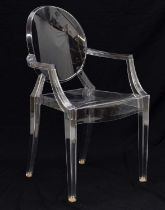 Modern design - Acrylic 'Louis Ghost' armchair