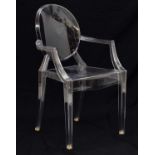 Modern design - Acrylic 'Louis Ghost' armchair