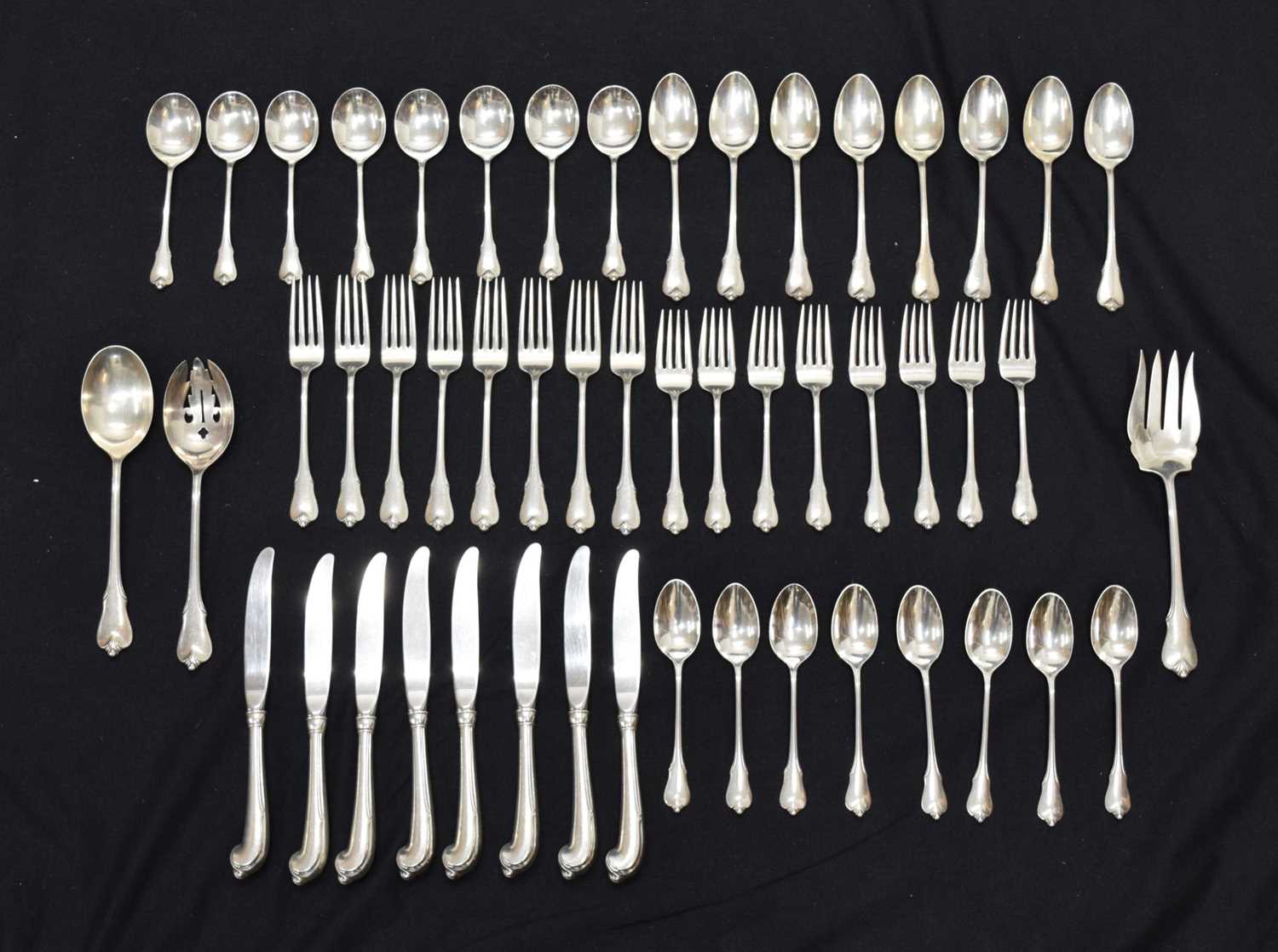 Canteen of Wallace Sterling flatware