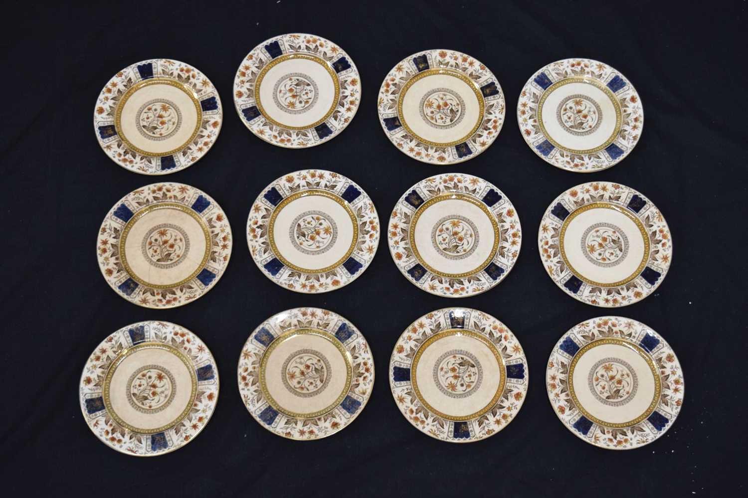 Sampson Hancock & Sons of Stoke Victorian Aesthetic dinner service - Image 16 of 19