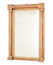 Mid 19th century rosewood overmantel mirror