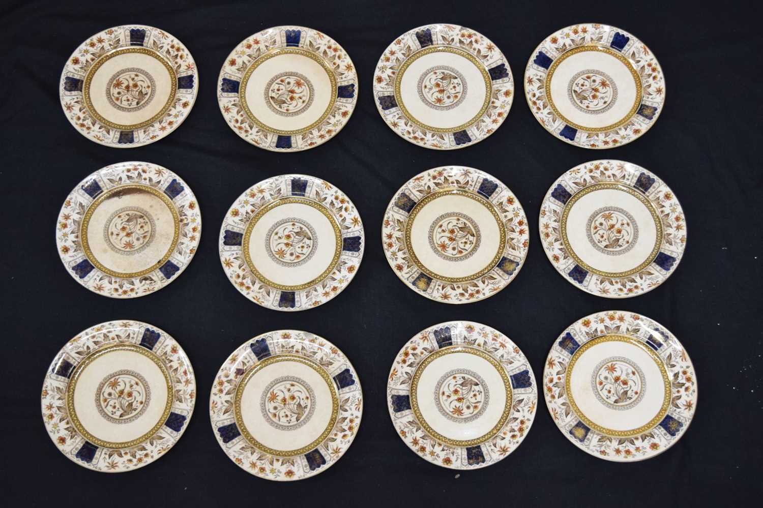 Sampson Hancock & Sons of Stoke Victorian Aesthetic dinner service - Image 14 of 19