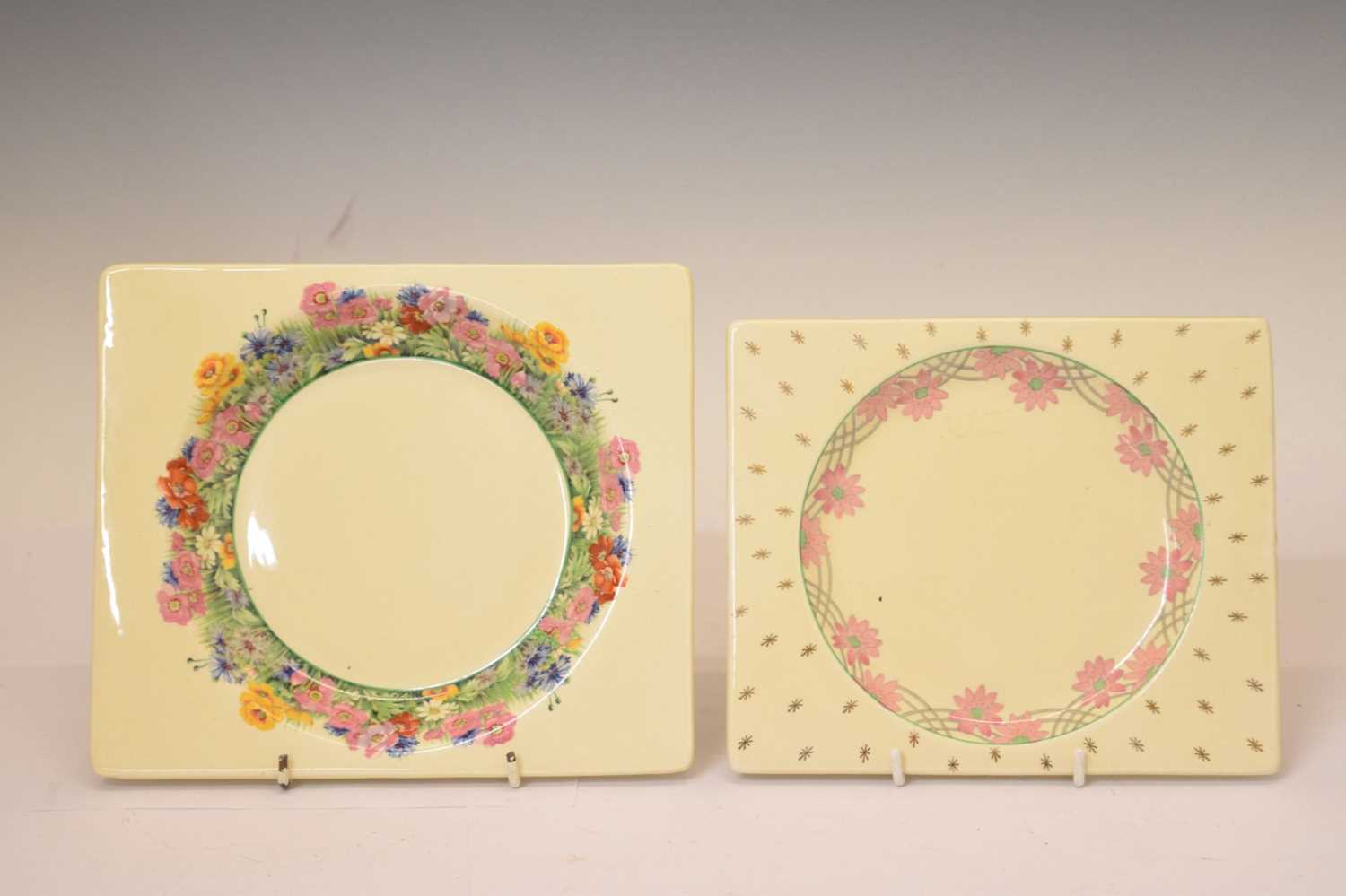 Clarice Cliff 'Biaritz' plates, etc. - Image 4 of 5