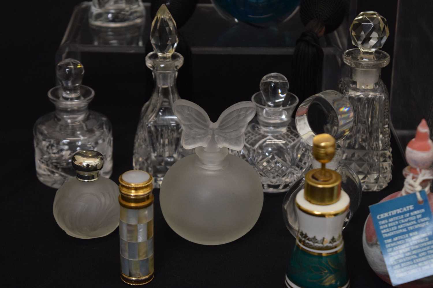 Quantity of modern glass scent and perfume bottles - Image 3 of 14