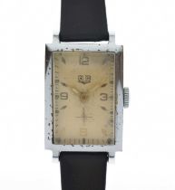 Glashütte - Gentleman's vintage stainless steel cased wristwatch
