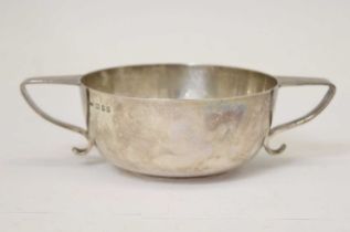 Aspreys George V silver twin-handled bowl
