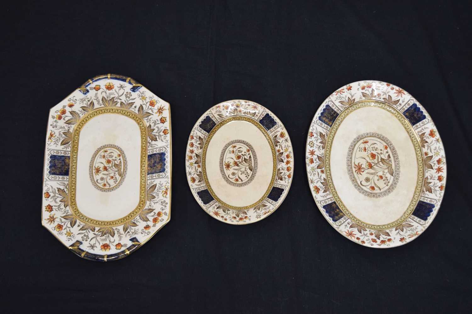 Sampson Hancock & Sons of Stoke Victorian Aesthetic dinner service - Image 2 of 19