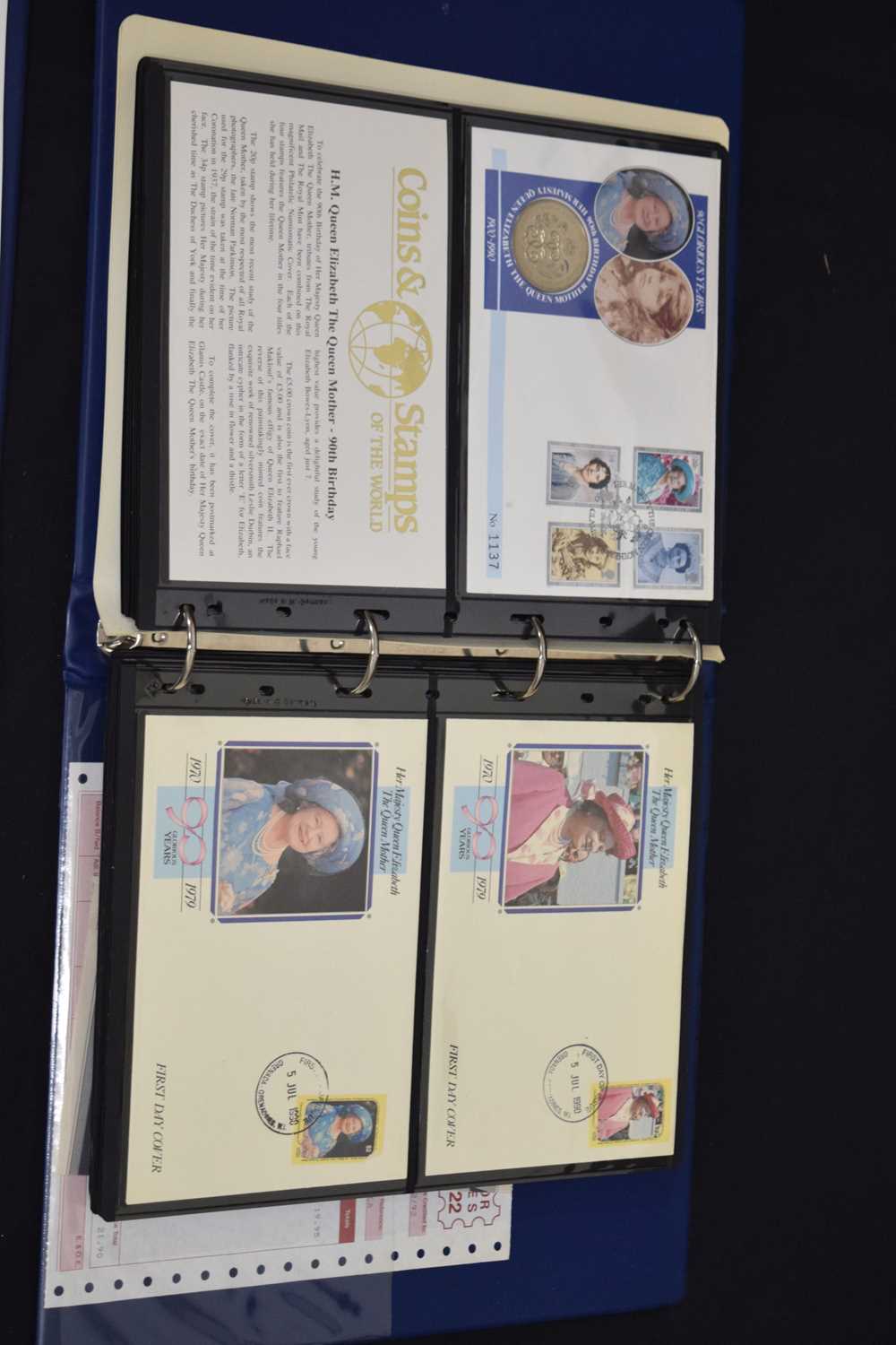 Four albums of Commonwealth and GB Royalty Commemorative postage stamps - Image 6 of 7