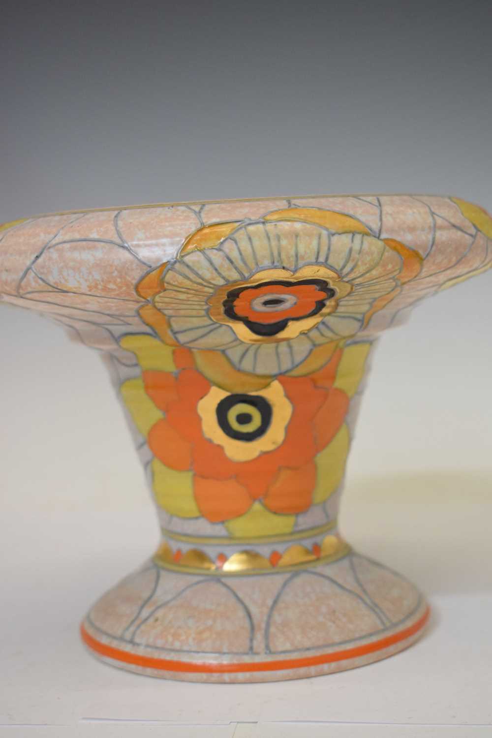 Charlotte Rhead 'Rhodian' pattern flower vase - Image 6 of 10
