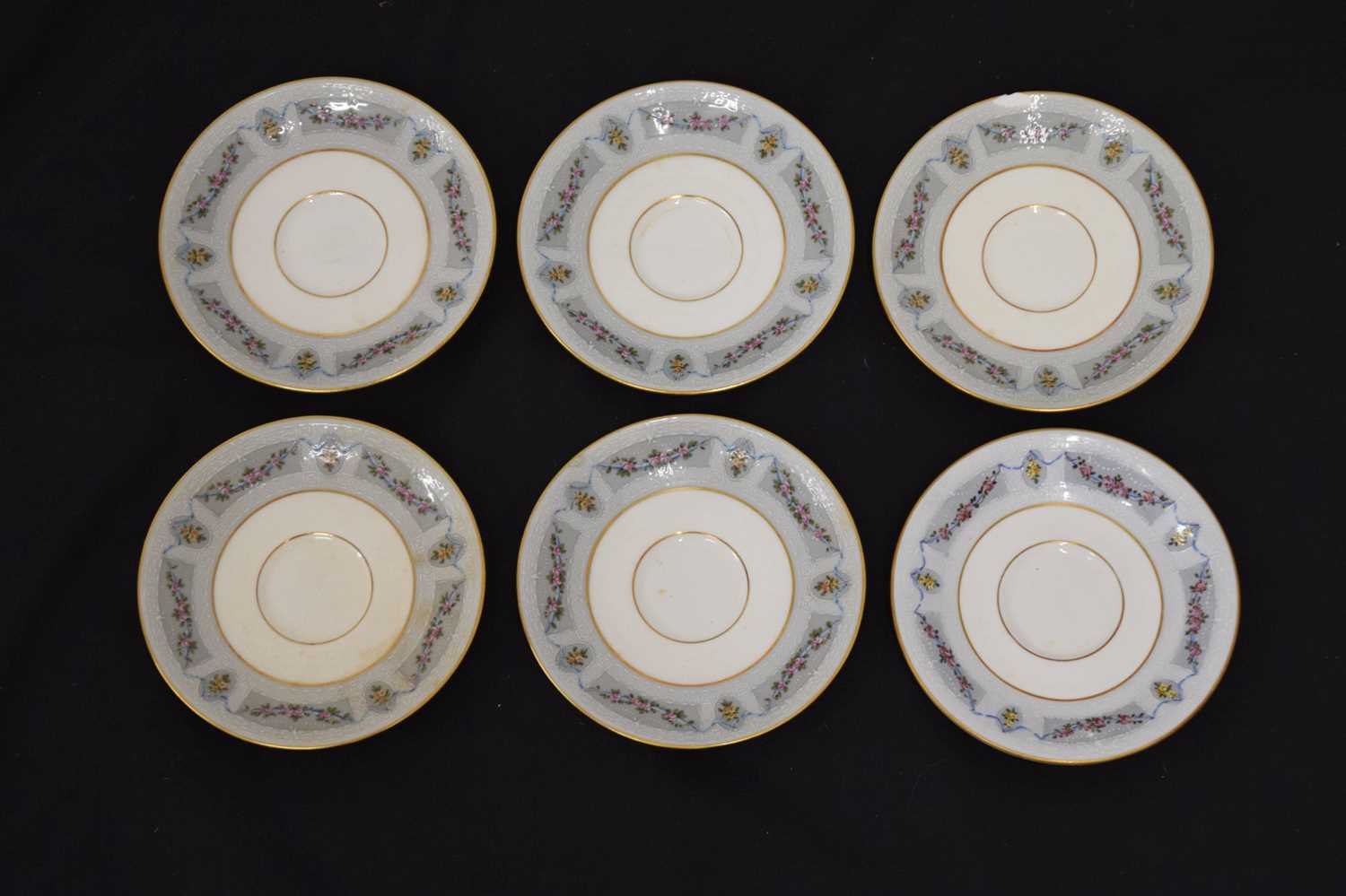 Coalport part tea set, having floral swag decoration - Image 6 of 17