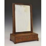 18th century walnut swing dressing mirror