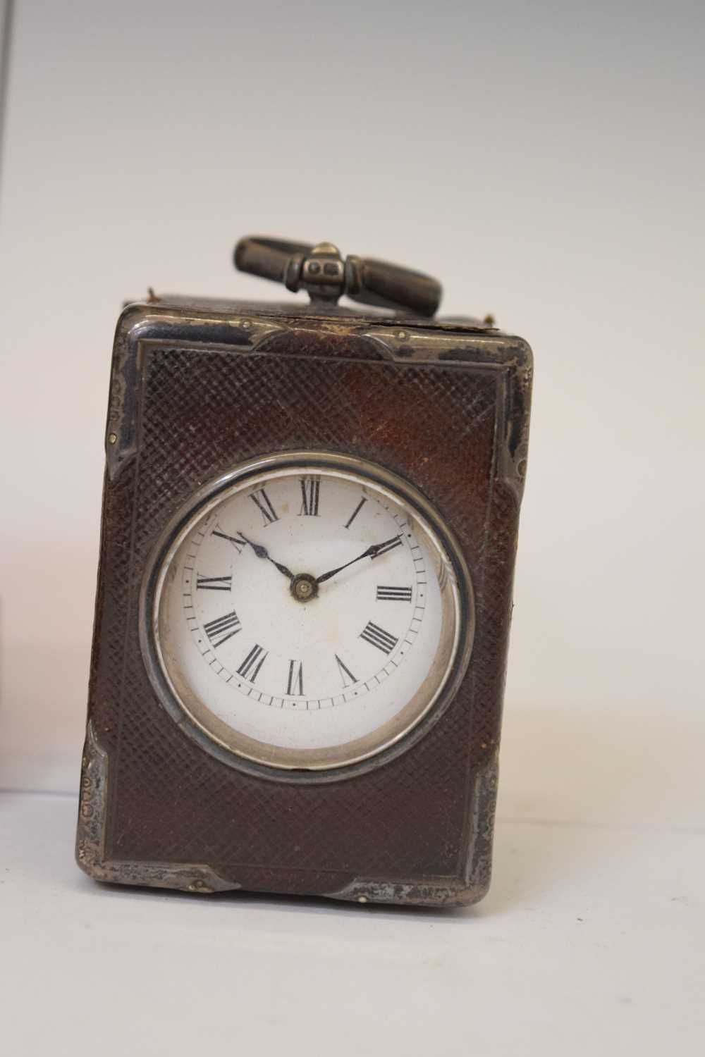 Two carriage timepieces and dressing table clock - Image 5 of 9