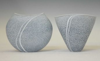 Paul Barcroft (attr.) - Two studio glass vases