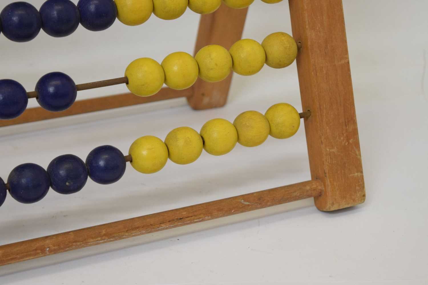 20th century large table top wooden abacus - Image 6 of 8